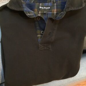 Barbour long sleeve shirt and Ralph Lauren Polo hoodie